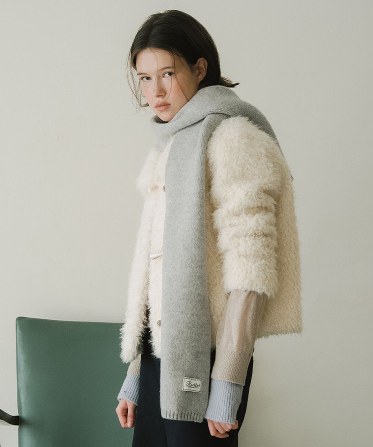 락피쉬웨더웨어(ROCKFISH WEATHERWEAR) FLUFFY SCARF - 2 colors