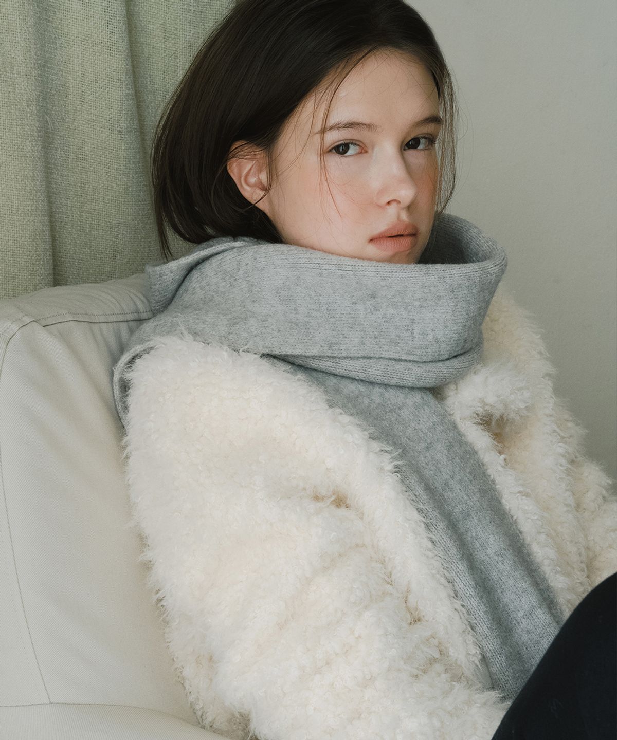 락피쉬웨더웨어(ROCKFISH WEATHERWEAR) FLUFFY SCARF - 2 colors