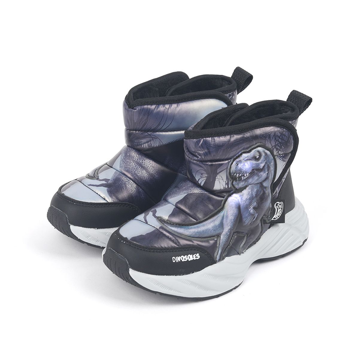 다이노솔즈(DINOSOLES) 티렉스 포레스트 부츠 블루