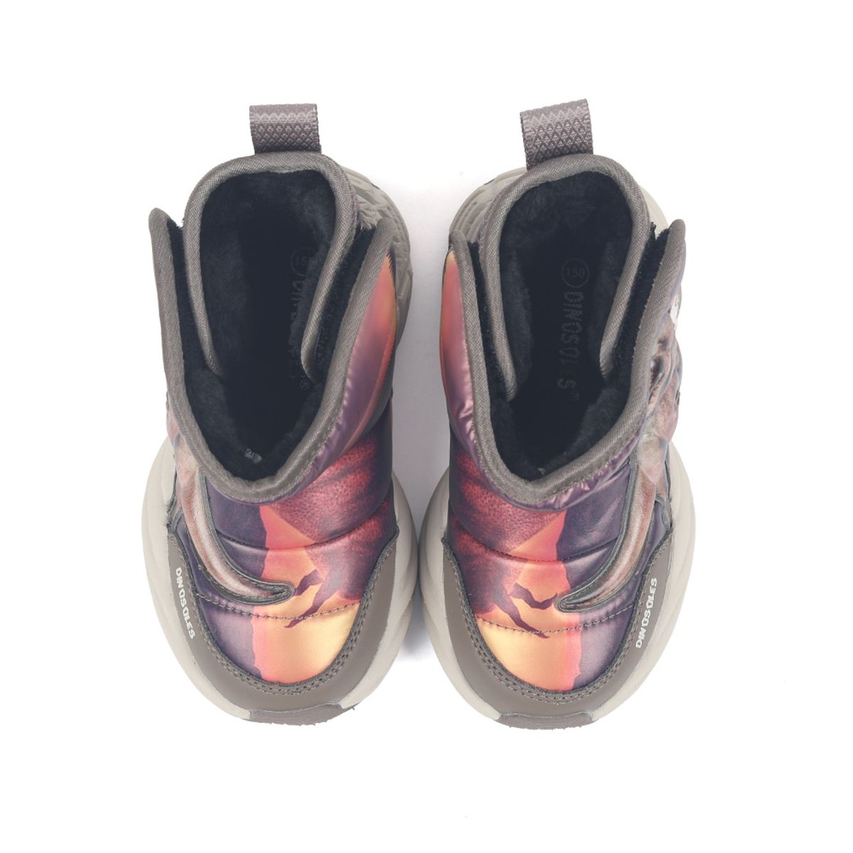 다이노솔즈(DINOSOLES) 티렉스 포레스트 부츠 브라운