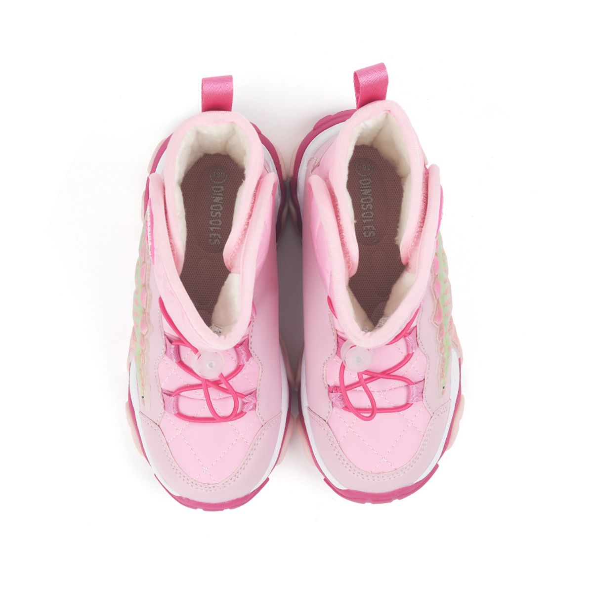 다이노솔즈(DINOSOLES) 스테고 스노우 마스터 부츠 핑크