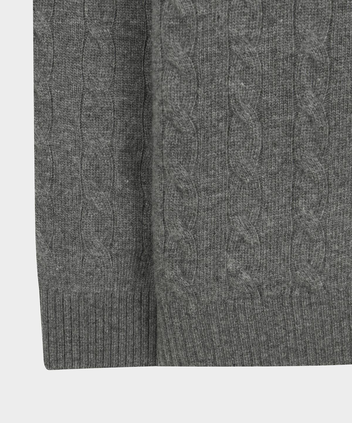 브룩스 브라더스(BROOKS BROTHERS) 울 케이블 스웨터 (그레이) (BBWRMBF401)