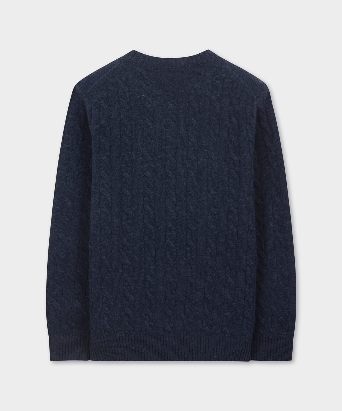 브룩스 브라더스(BROOKS BROTHERS) 울 케이블 스웨터 (네이비) (BBWRMBF401)