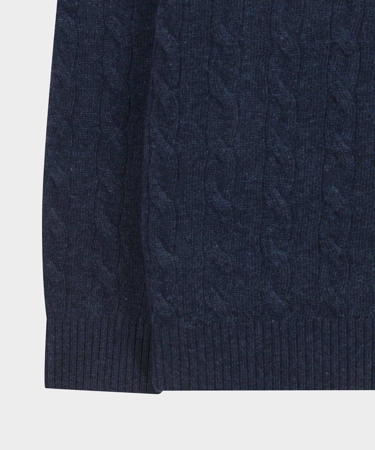 브룩스 브라더스(BROOKS BROTHERS) 울 케이블 스웨터 (네이비) (BBWRMBF401)