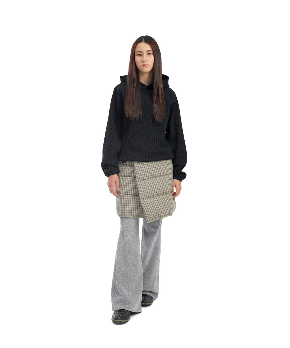 썬러브투어(SUNLOVETOUR) Flannel Insulated Lap Skirt Mint