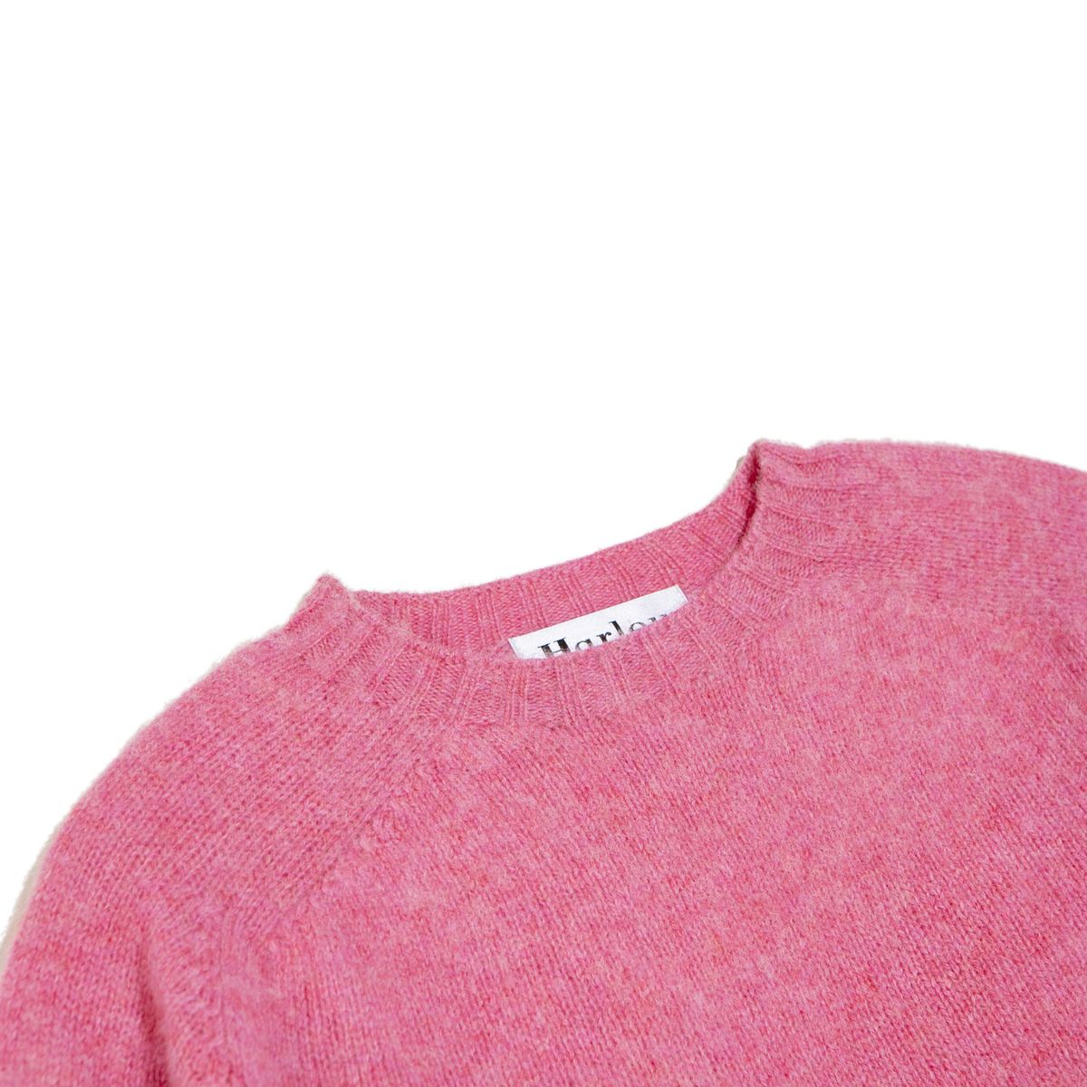 할리 오브 스코틀랜드(HARLEY OF SCOTLAND) Shaggy Dog Crew Neck Sweater - Blush