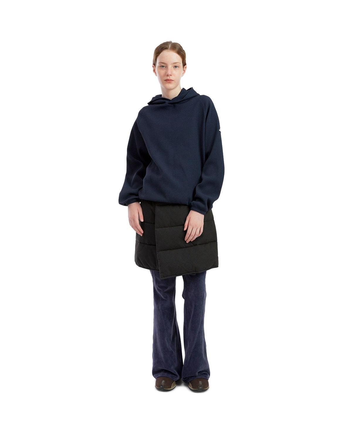 썬러브투어(SUNLOVETOUR) Flannel Insulated Lap Skirt Brown