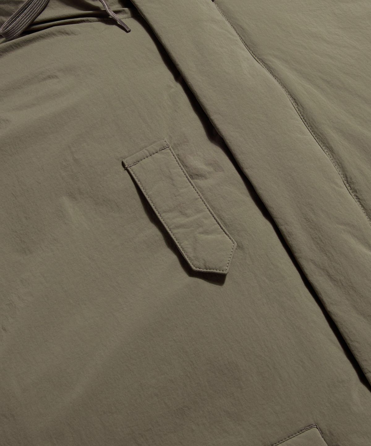 에스피오나지(ESPIONAGE) Dyer Hooded Down Parka Taupe