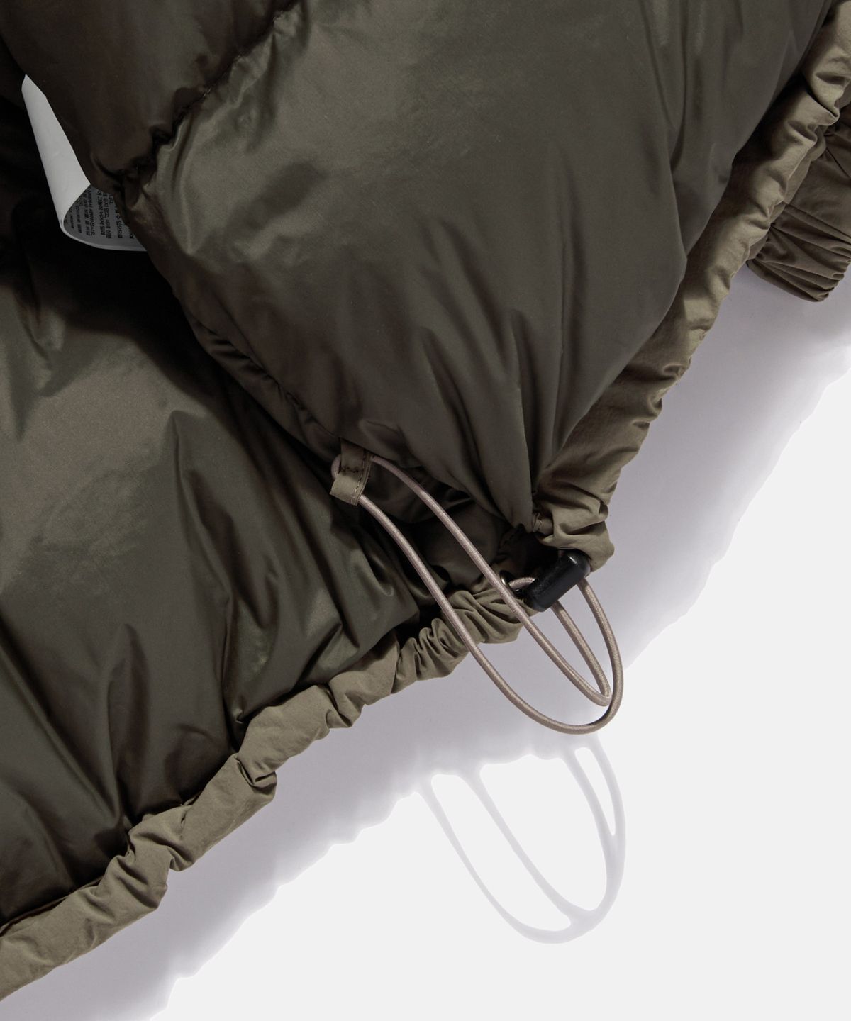 에스피오나지(ESPIONAGE) Dyer Hooded Down Parka Taupe