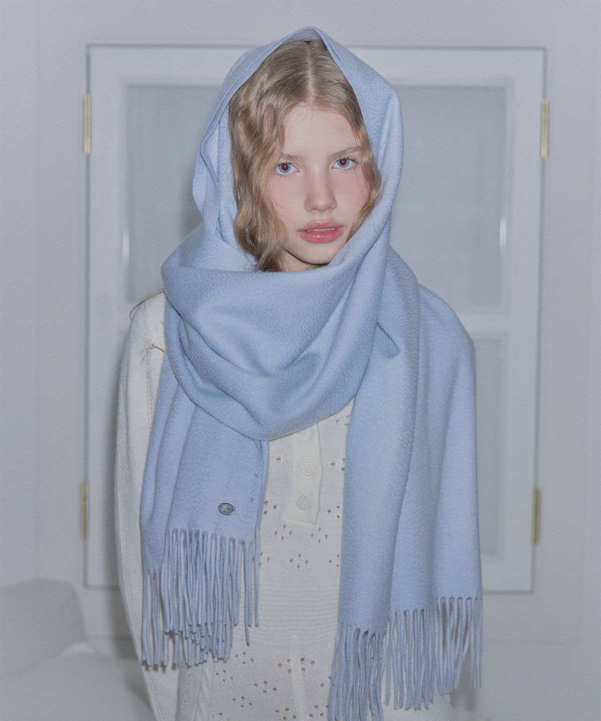 니나코스타(NINACOSTA) 100% Cashmere Blanket Scarf (4colors)