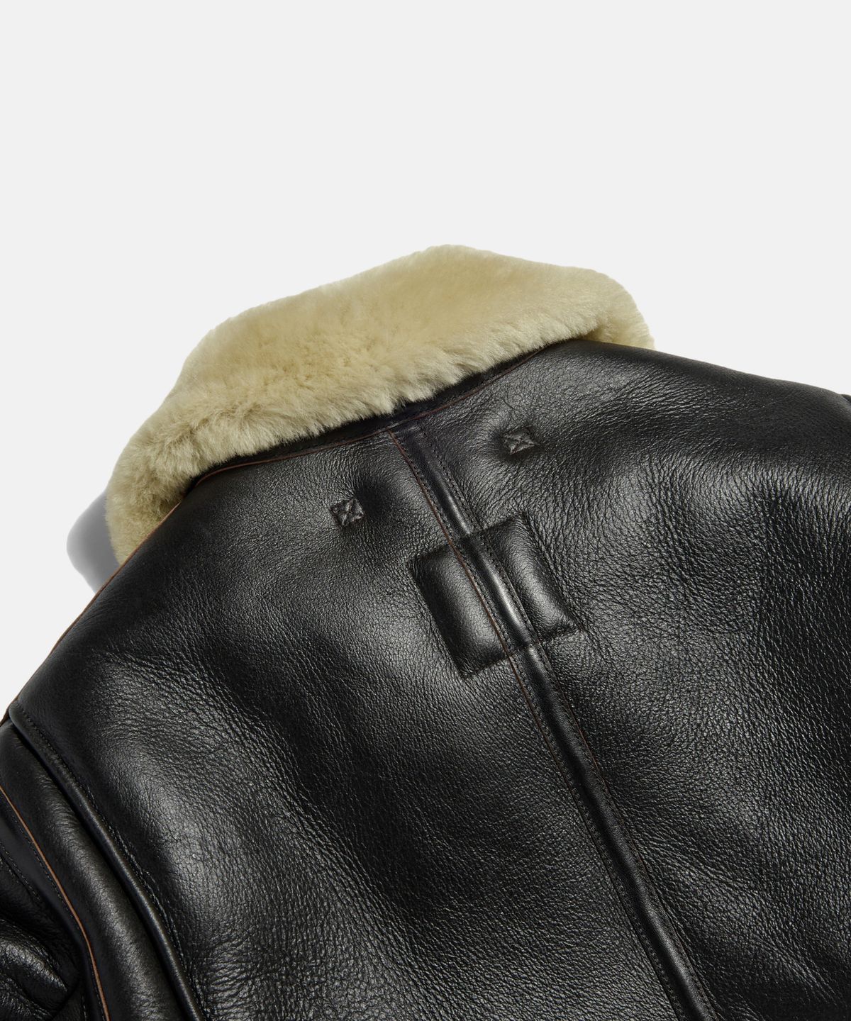 에스피오나지(ESPIONAGE) Type B - 6 Mouton Bomber Jacket Black