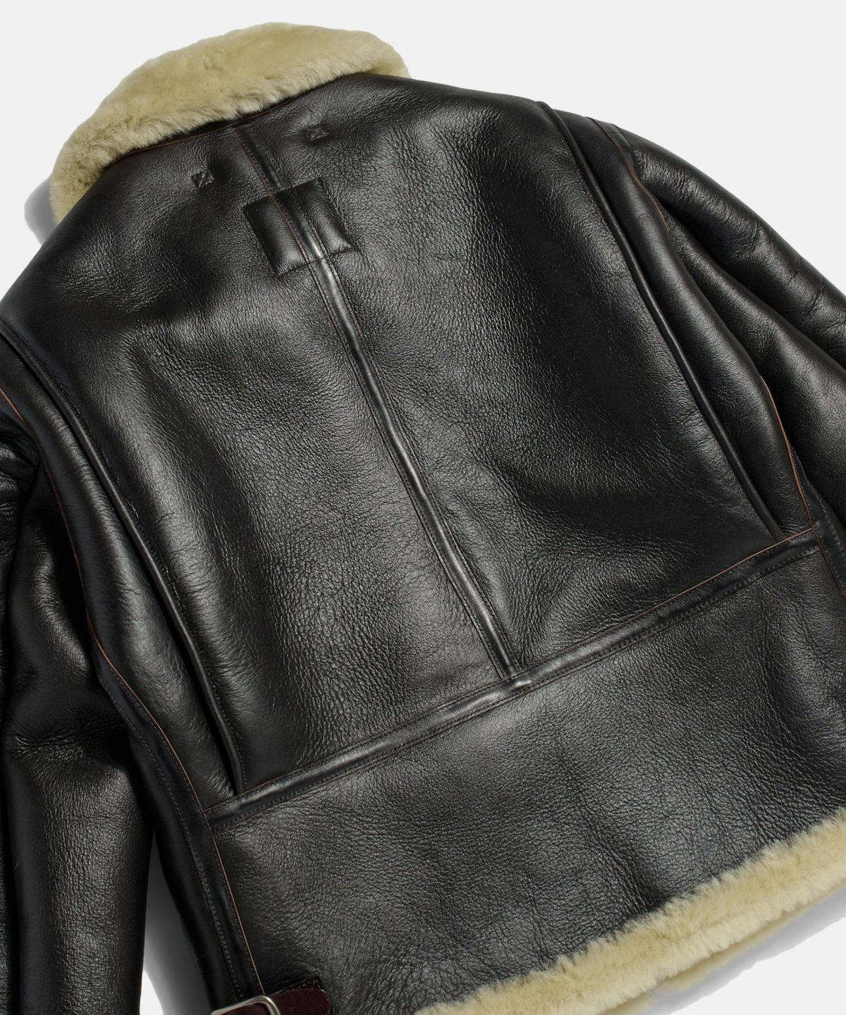 에스피오나지(ESPIONAGE) Type B - 6 Mouton Bomber Jacket Black
