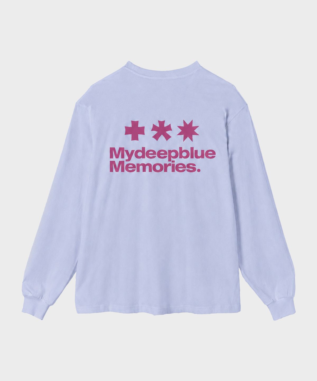 마이딥블루메모리즈(MY DEEP BLUE MEMORIES) MM SYMBOL LOGO LONG SLEEVE T(SKY)