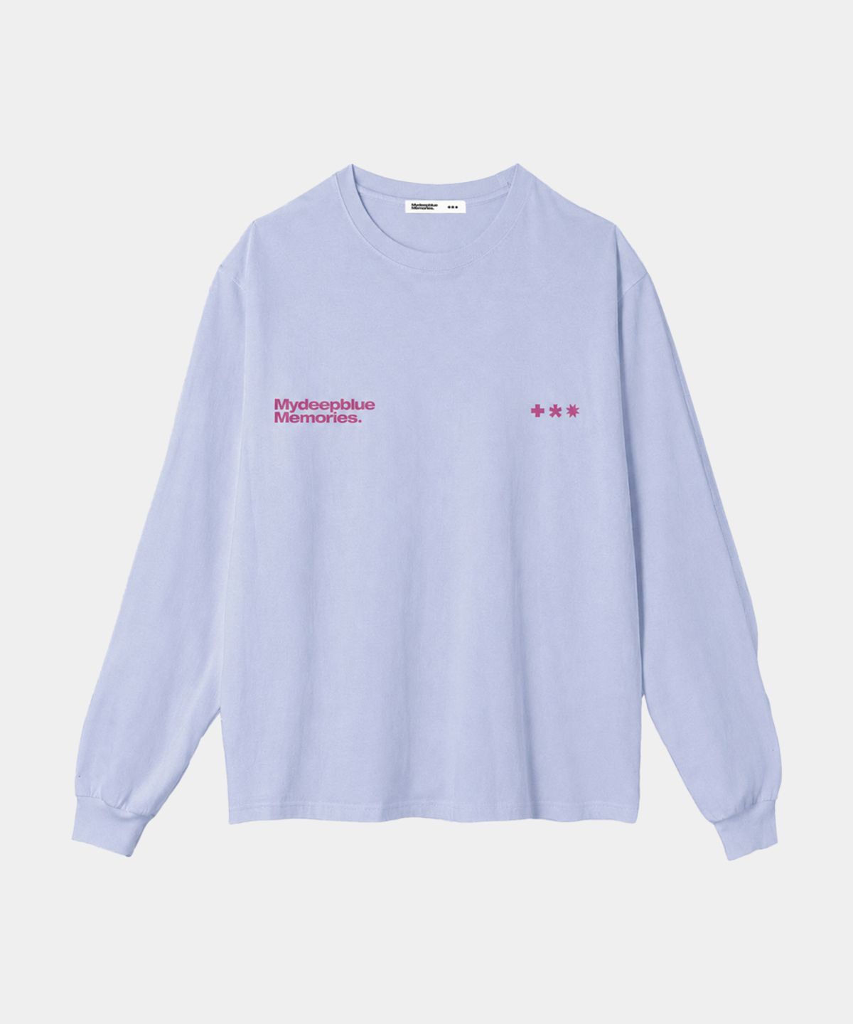 마이딥블루메모리즈(MY DEEP BLUE MEMORIES) MM SYMBOL LOGO LONG SLEEVE T(SKY)