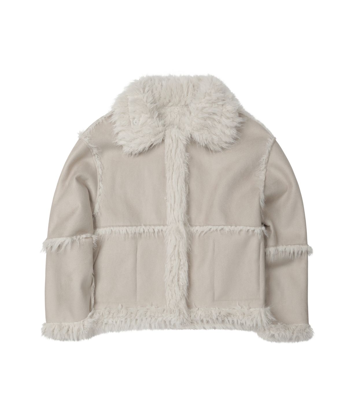 레더리(LEATHERY) 리버시블 시어링 퍼 자켓 [CREAM]