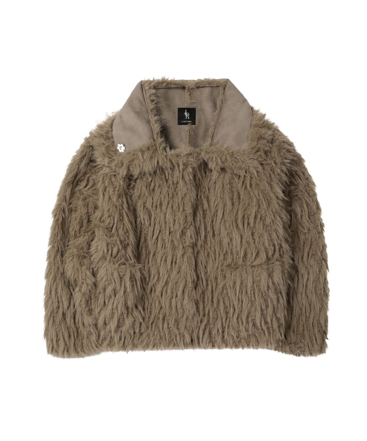 레더리(LEATHERY) 리버시블 시어링 퍼 자켓 [CREAM]