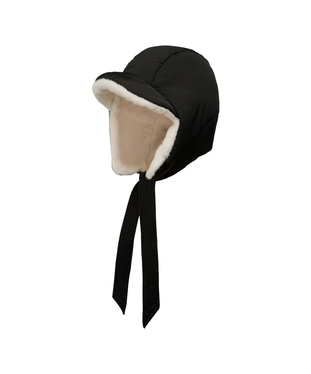 레더리(LEATHERY) 패디드 트루퍼 햇 [BLACK]