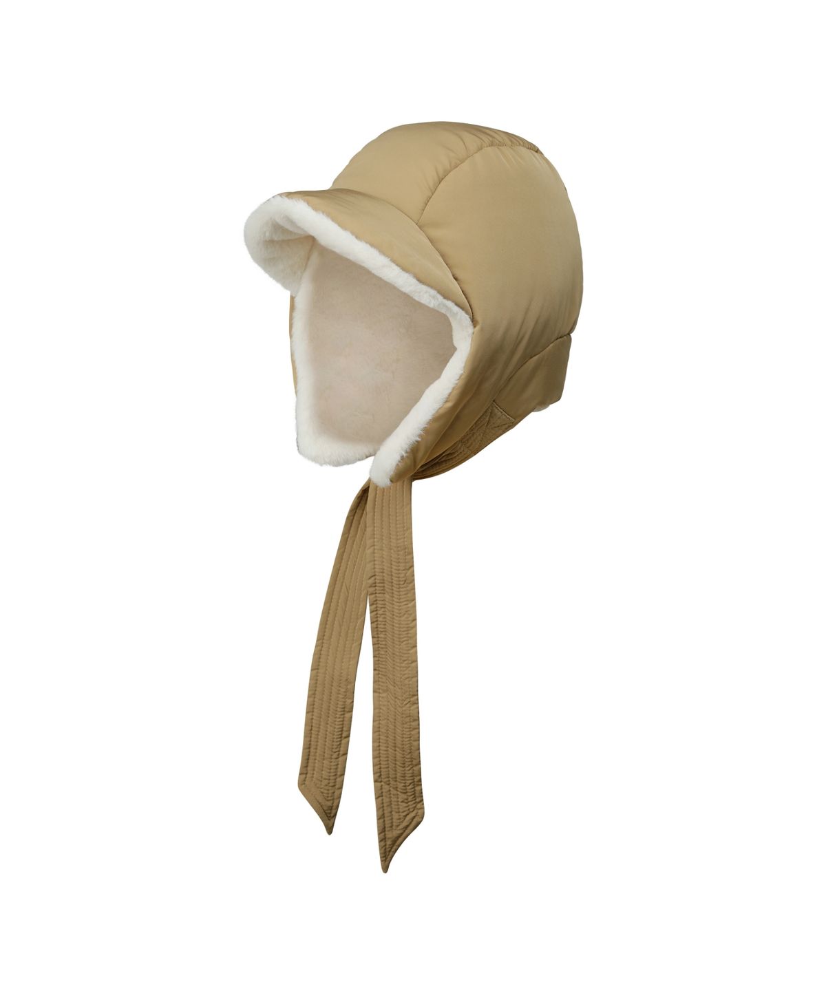 레더리(LEATHERY) 패디드 트루퍼 햇 [BEIGE]