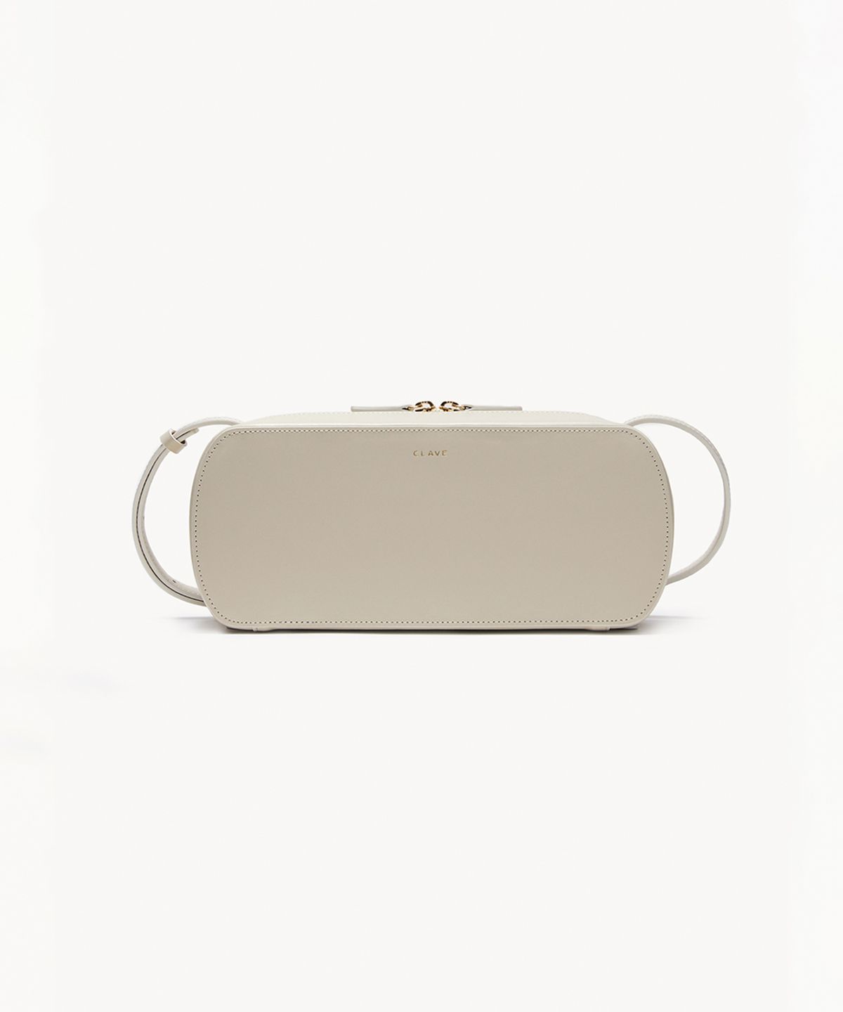 끌라베(CLAVE) 캘리 크림 화이트 숄더백 (KELLY Cream white Shoulder Bag)