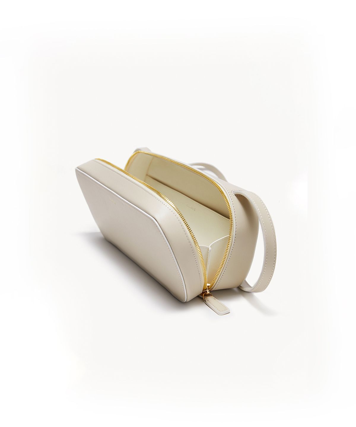 끌라베(CLAVE) 캘리 크림 화이트 숄더백 (KELLY Cream white Shoulder Bag)