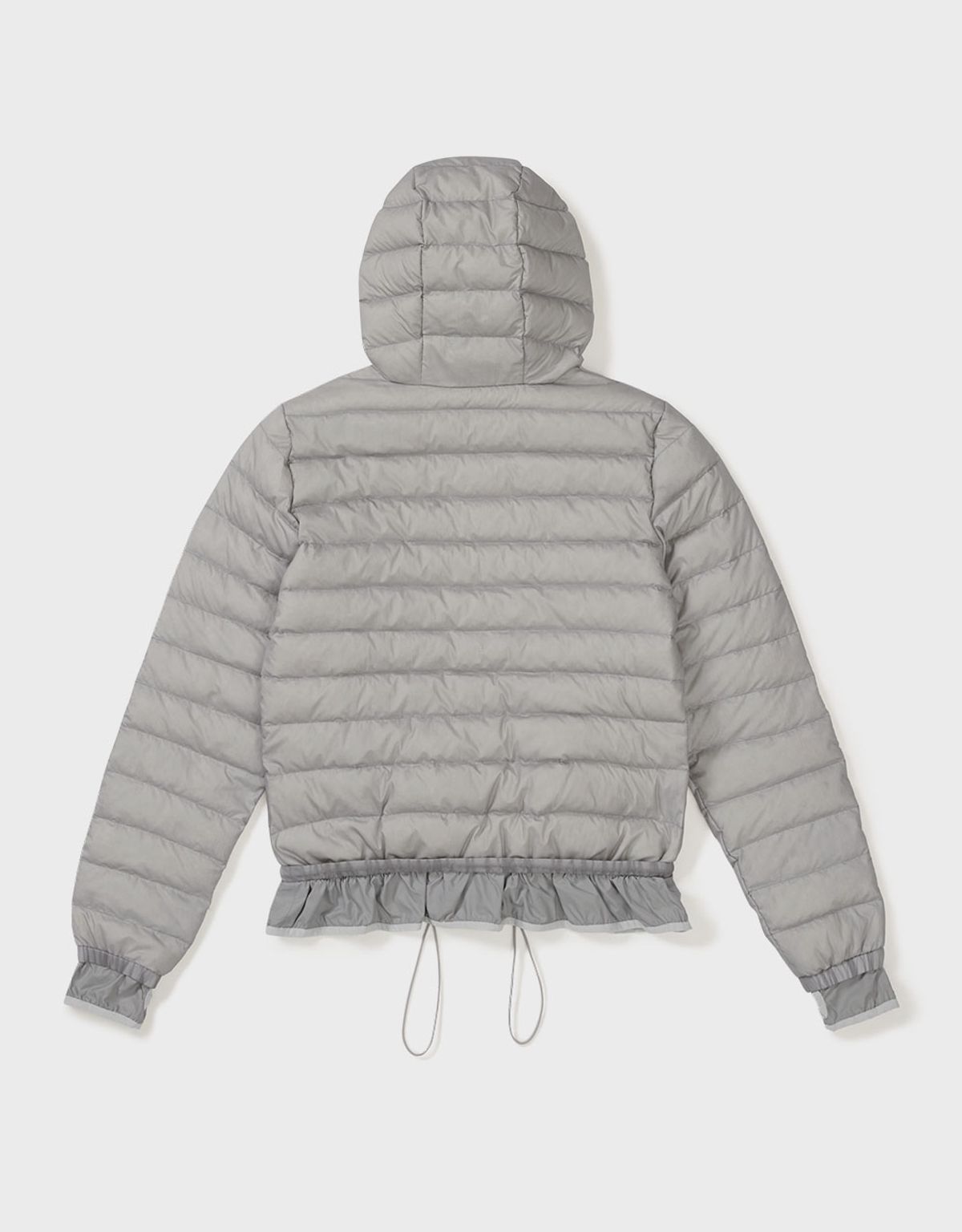 엠엠더블유(MMW) [MMW] FRILL LIGHTWEIGHT PADDED DOWN (LIGHT GREY)