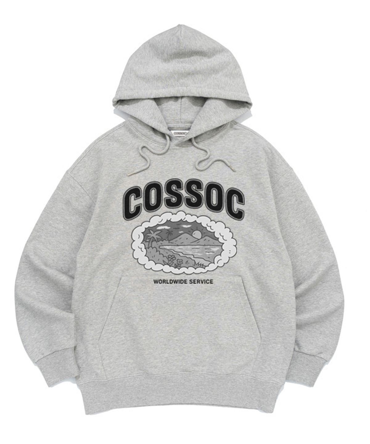 코소(COSO) 스테이 후드 티셔츠 (BLACK)