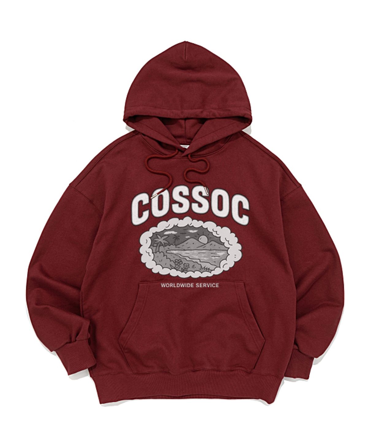 코소(COSO) 스테이 후드 티셔츠 (BLACK)