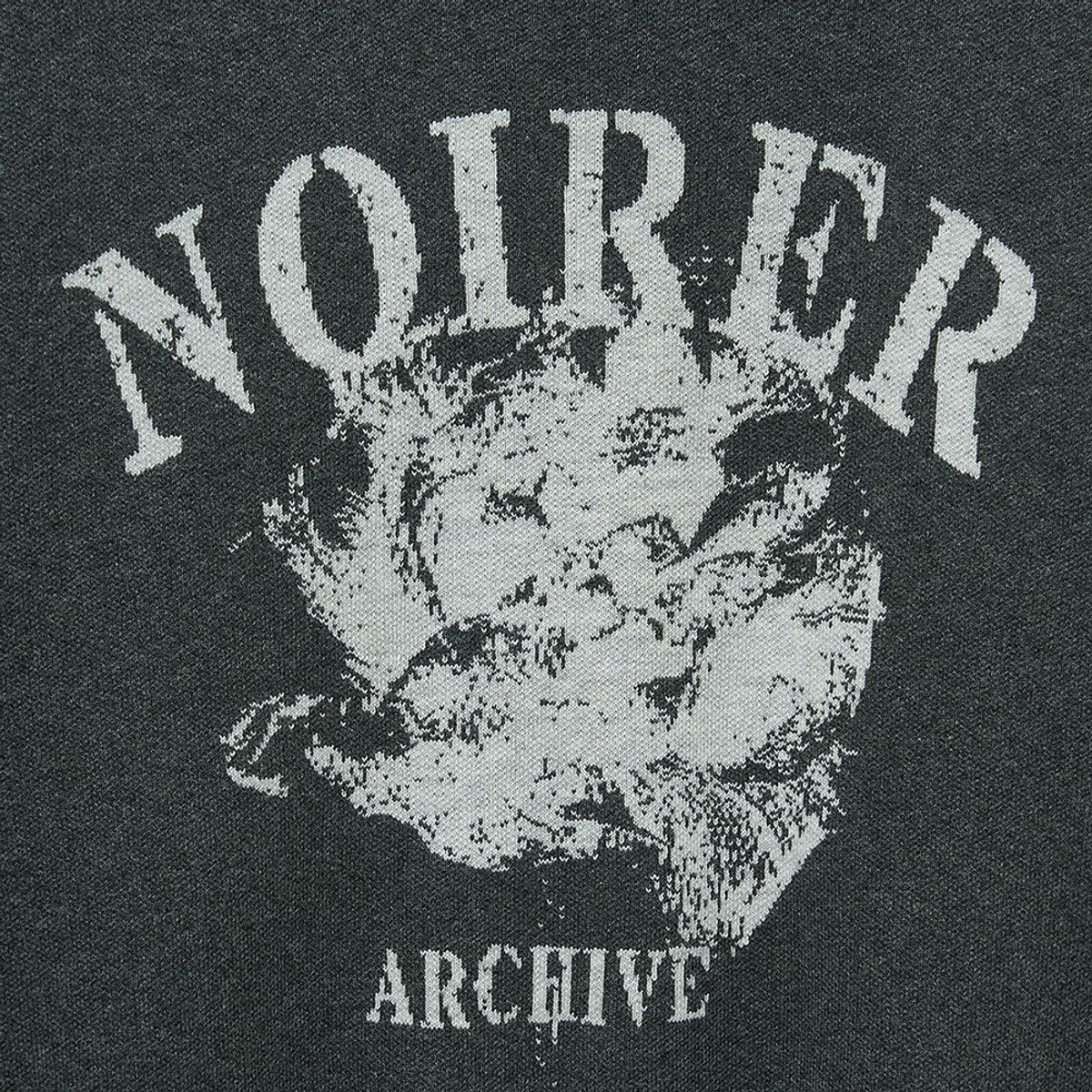 노이어 포 우먼(NOIRER FOR WOMAN) 아카이브 프린트 니트 (그레이)