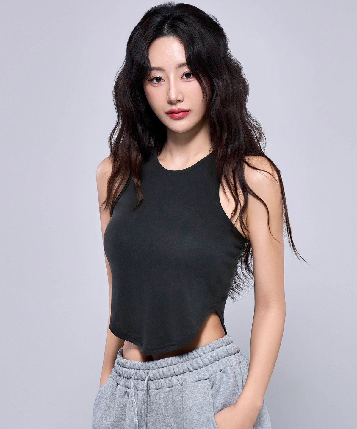 피지컬가먼츠(PHYSICAL GARMENTS) P5057 우먼 슬림 크롭 나시 [5COLOR]
