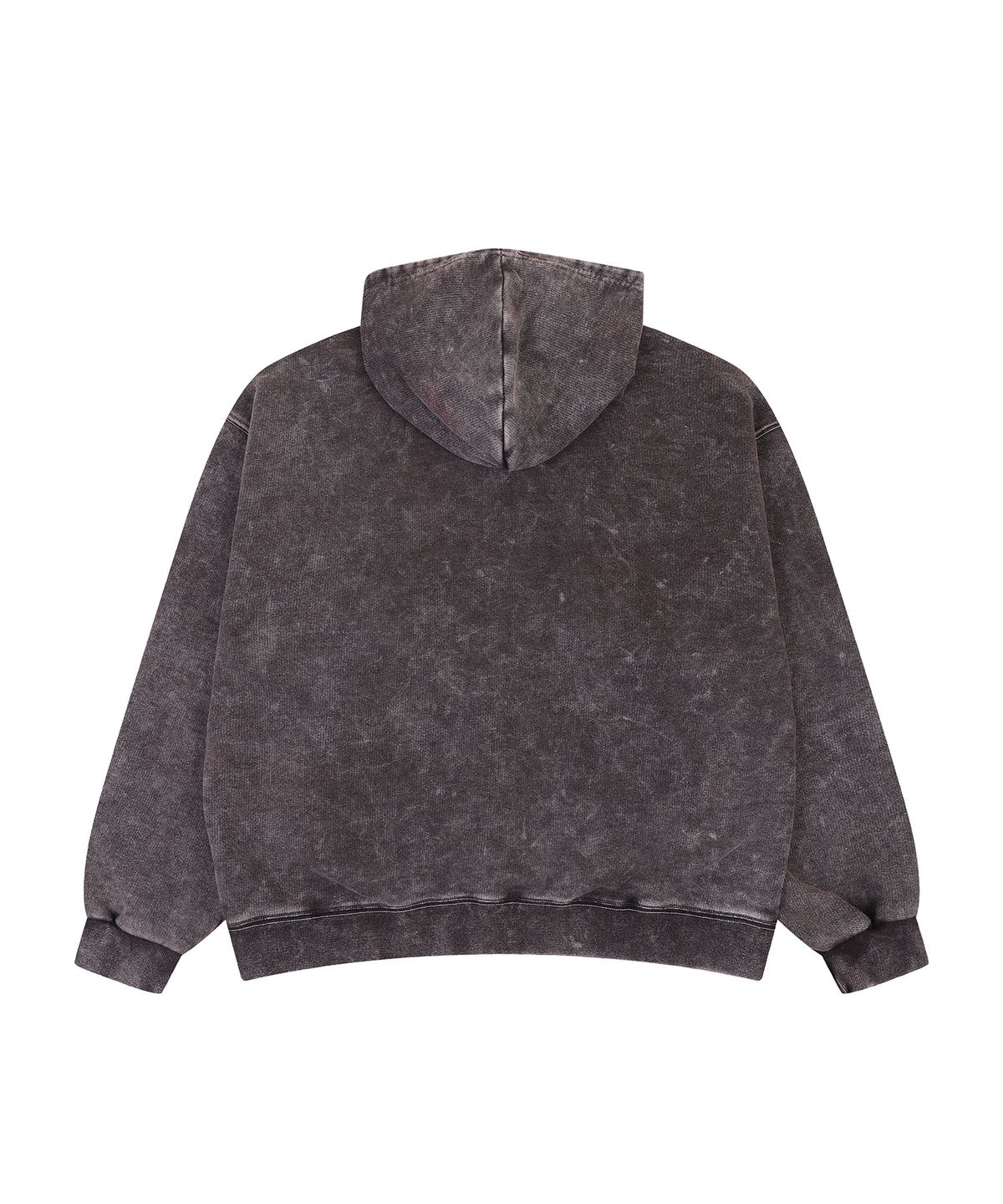 에이던엠(ADERNM) PIGMENT DYED MINERAL HOODIE (BLACK)