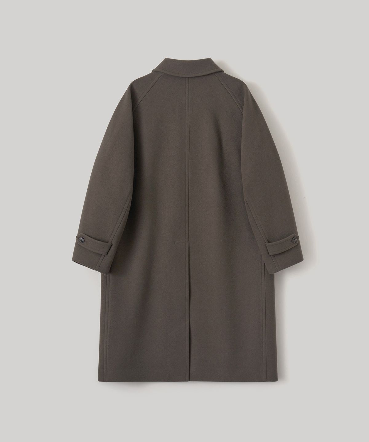 어나더 오피스(ANOTHER OFFICE) Voyager Balmacaan Coat (Mocha)