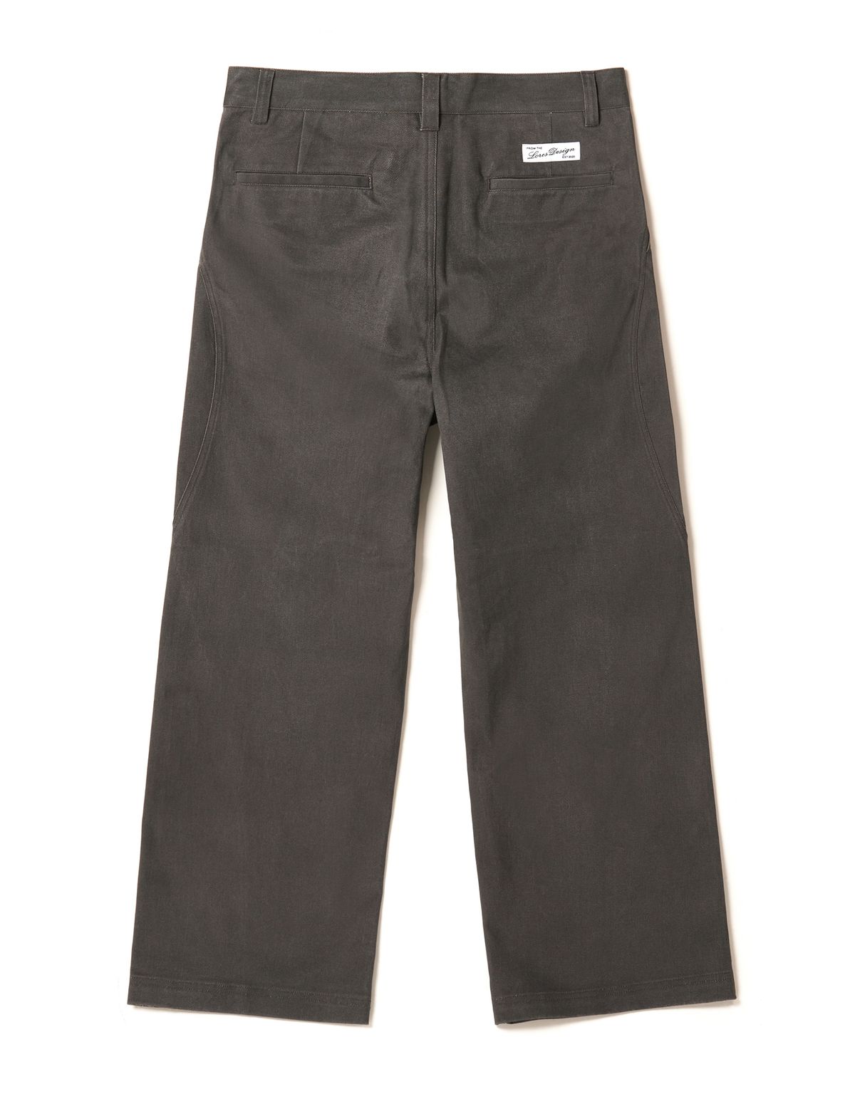 로어즈(LORES) Curve Paneled Pants - Charcoal