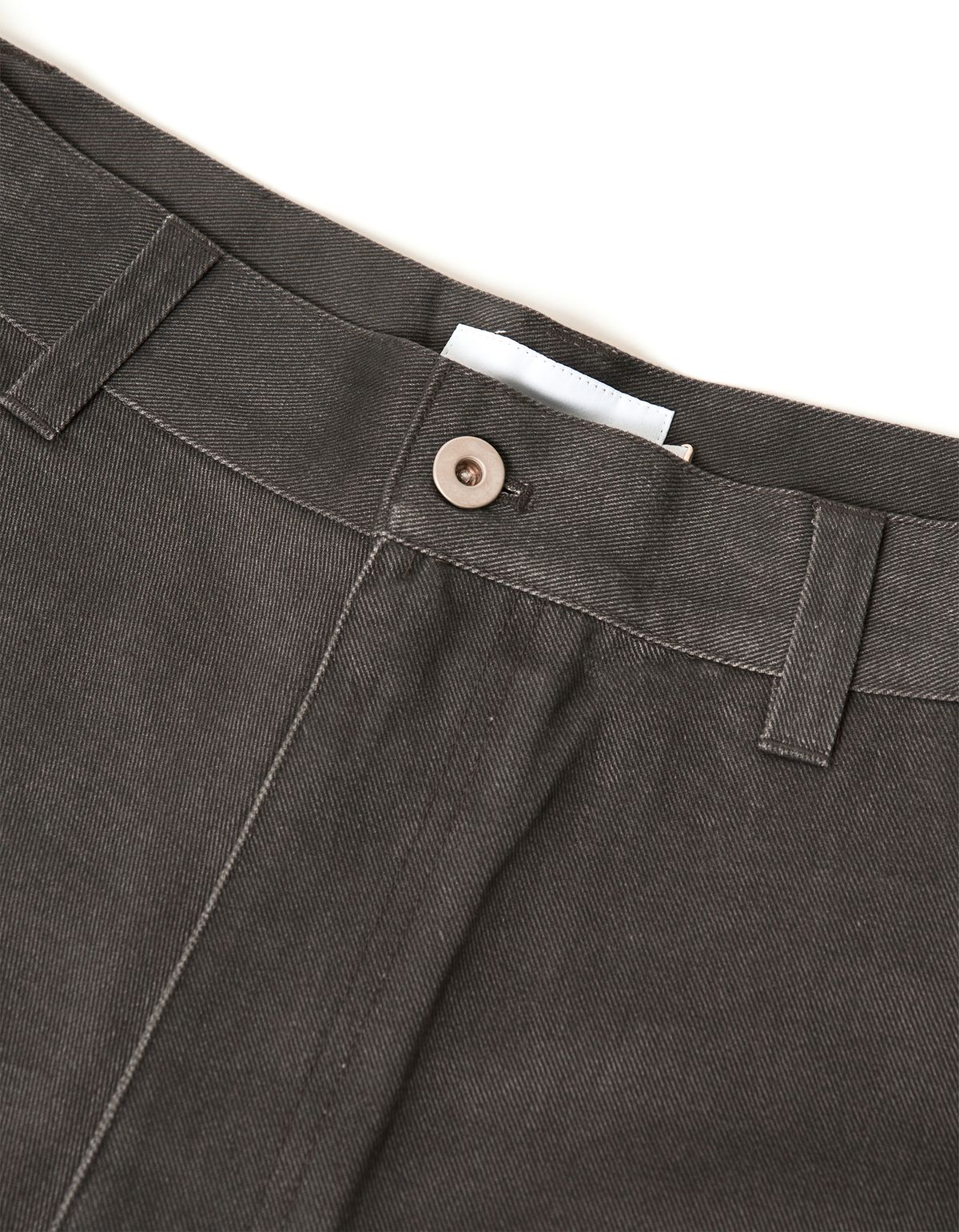 로어즈(LORES) Curve Paneled Pants - Charcoal