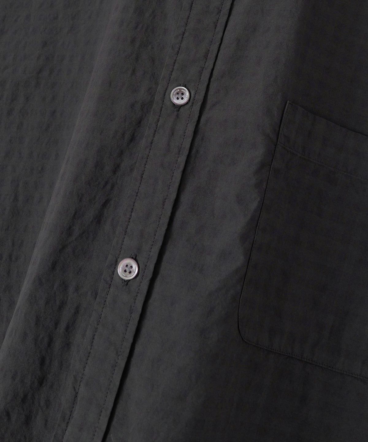 어나더 오피스(ANOTHER OFFICE) Bold Garment Gingham Check Shirt (Sumi)
