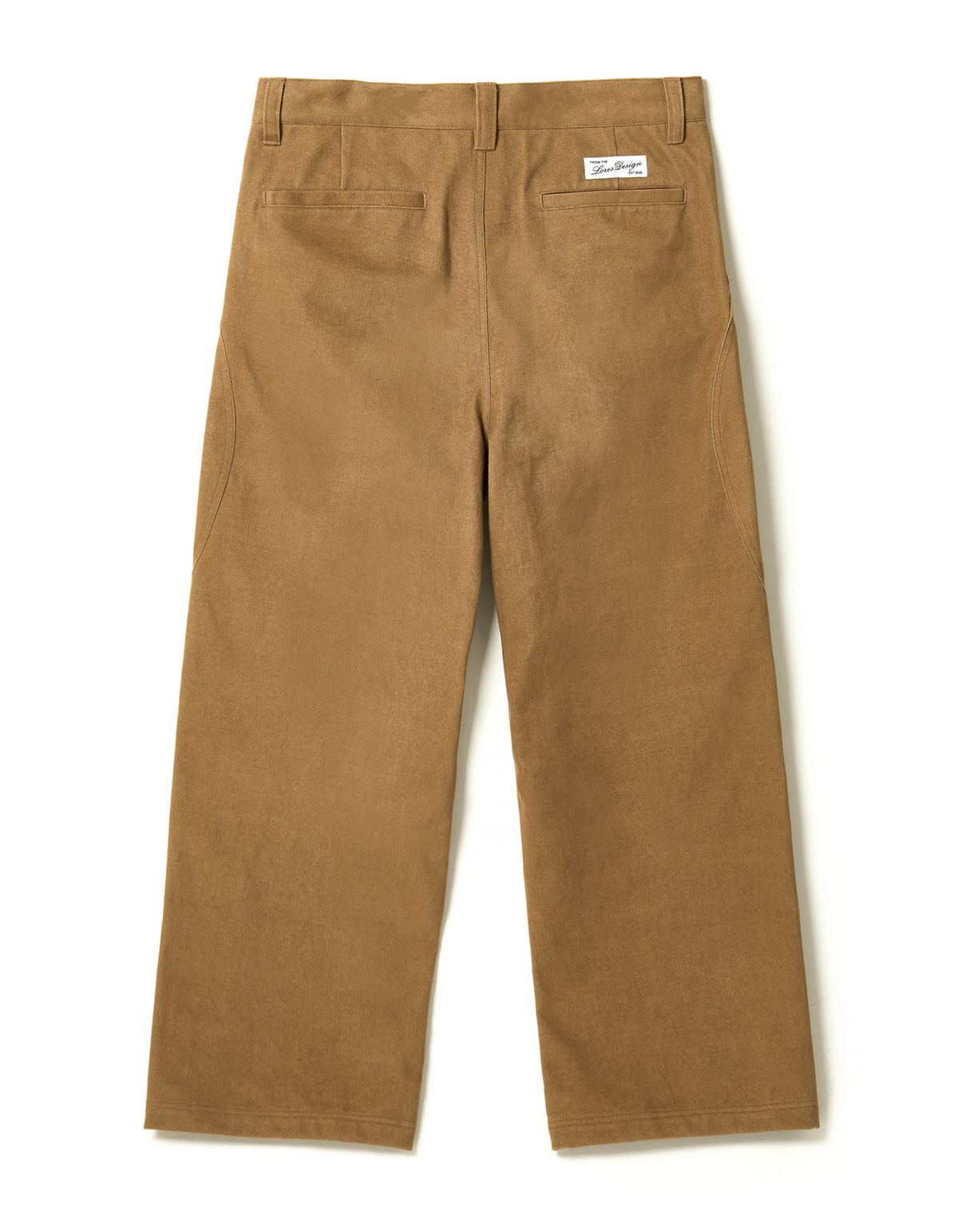 로어즈(LORES) Curve Paneled Pants - Beige