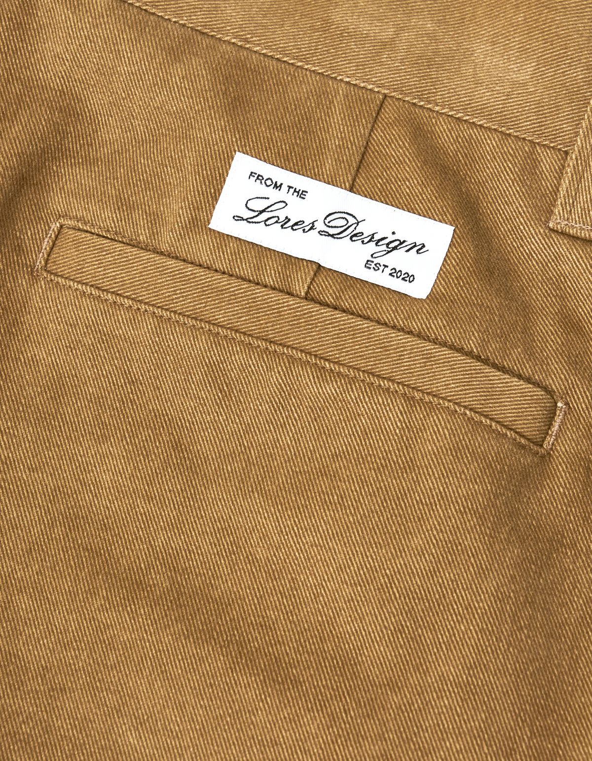 로어즈(LORES) Curve Paneled Pants - Beige