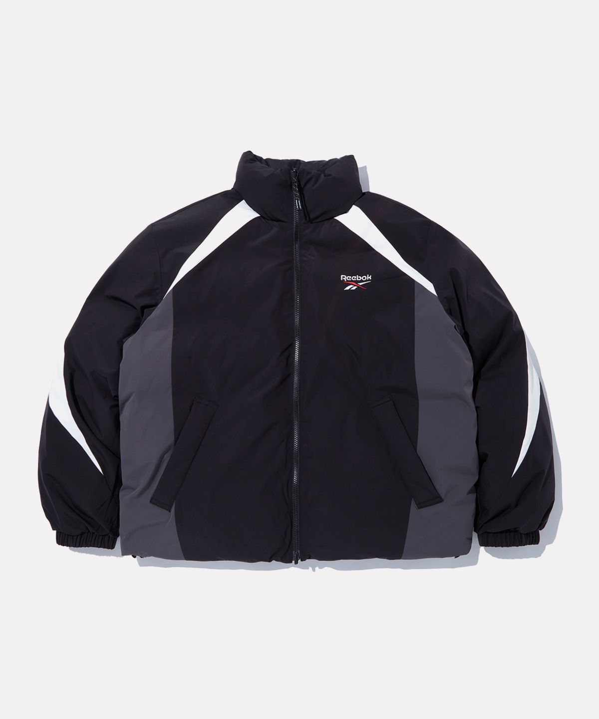 리복(REEBOK) 벡터 리버시블 볼패딩 - 블랙:블랙