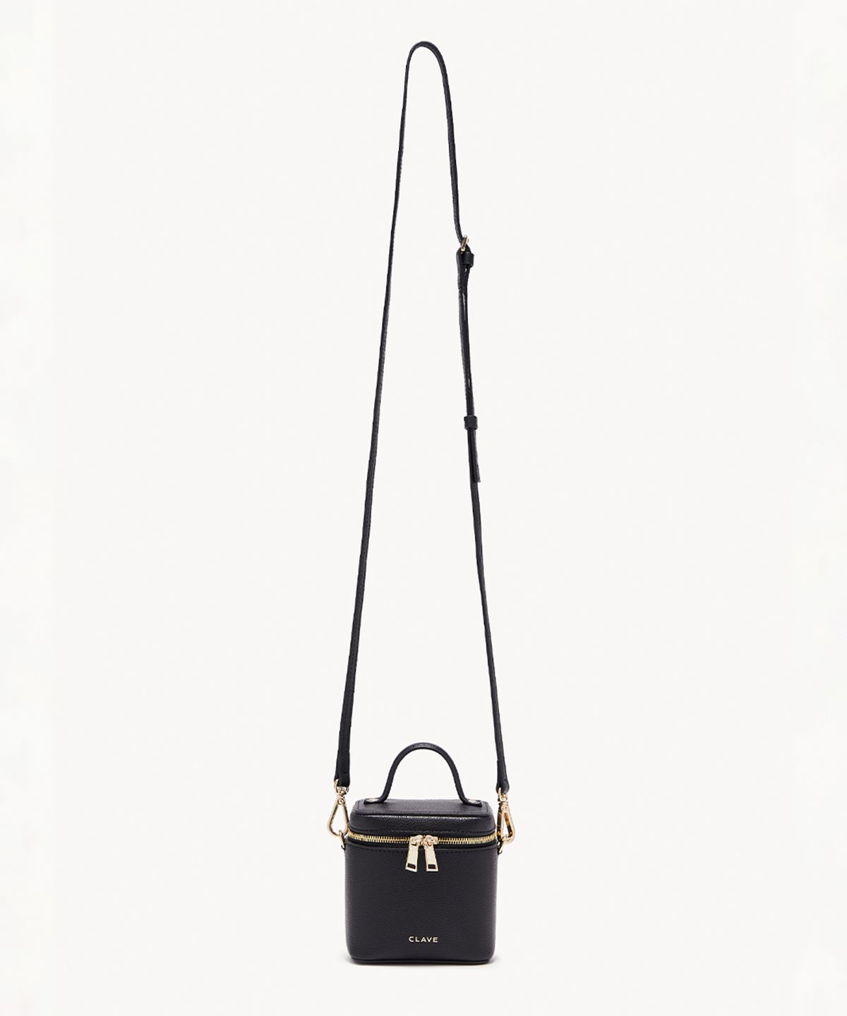 끌라베(CLAVE) 미니 스퀘어 블랙 크로스백 (MINI SQUARE Black Cross Bag)