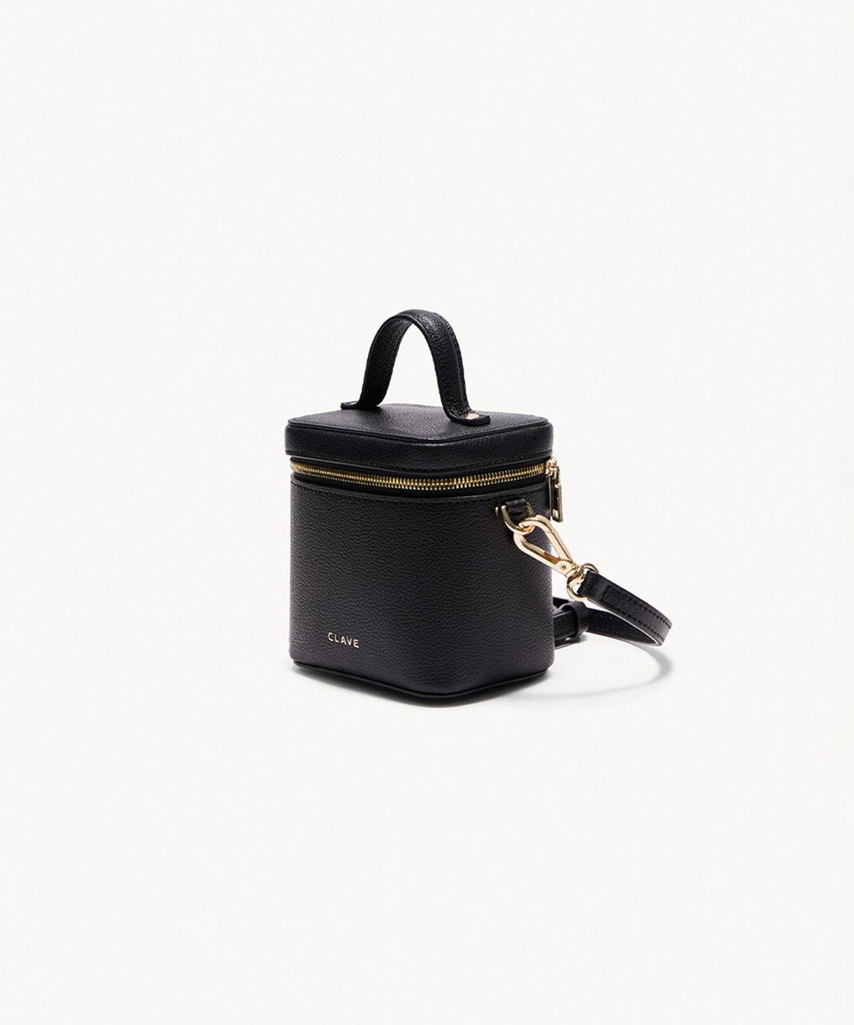 끌라베(CLAVE) 미니 스퀘어 블랙 크로스백 (MINI SQUARE Black Cross Bag)