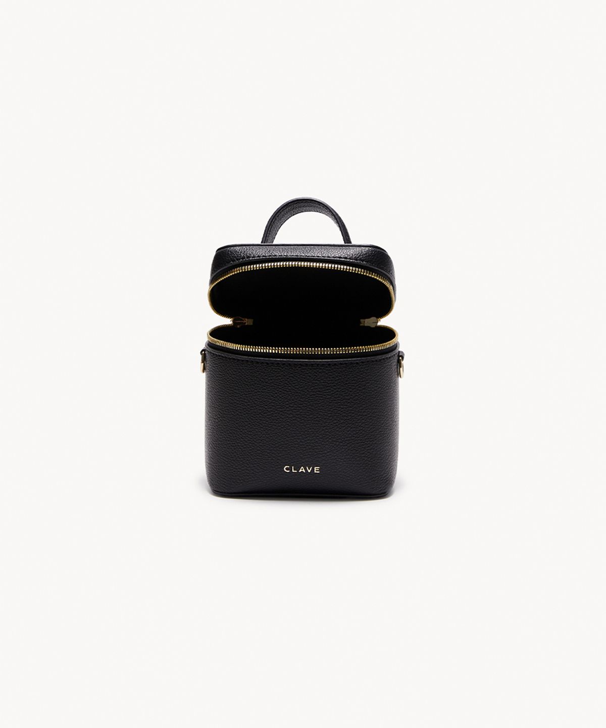 끌라베(CLAVE) 미니 스퀘어 블랙 크로스백 (MINI SQUARE Black Cross Bag)