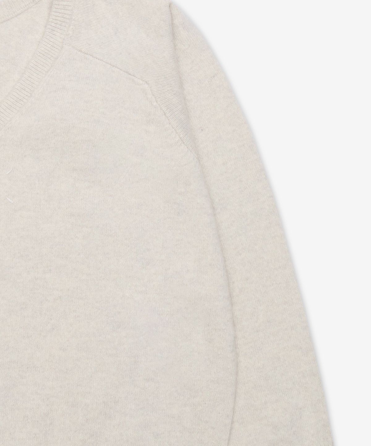 메종 마르지엘라(MAISON MARGIELA) 롱슬리브 브이넥 니트 - 라이트 그레이 / S29HN0015M13179800M