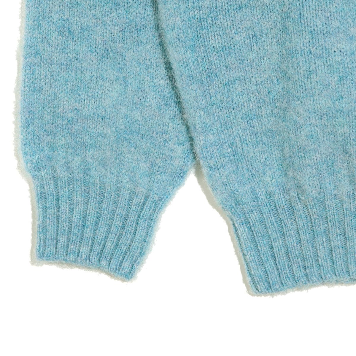 할리 오브 스코틀랜드(HARLEY OF SCOTLAND) Shaggy Dog Crew Neck Sweater - Duck Egg