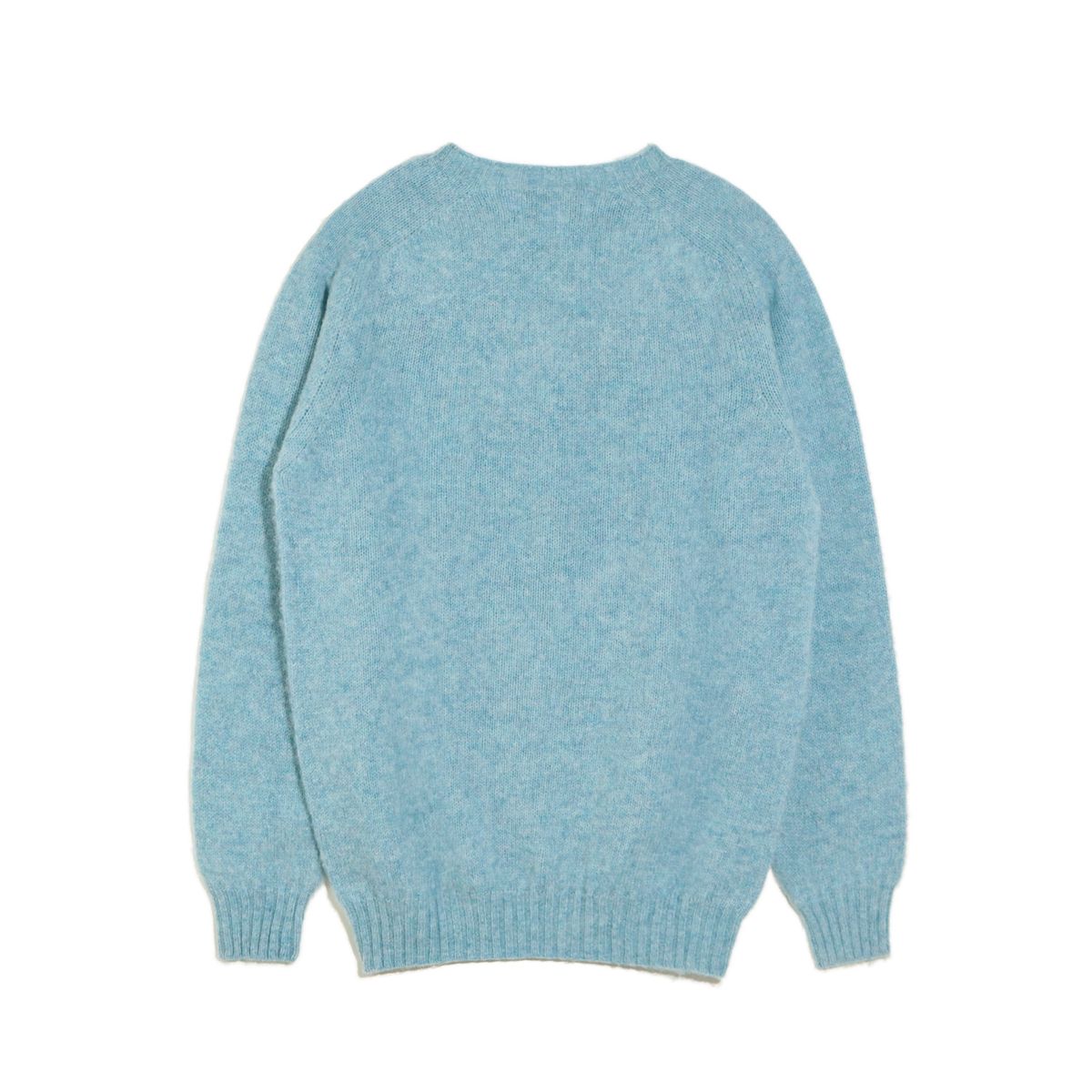 할리 오브 스코틀랜드(HARLEY OF SCOTLAND) Shaggy Dog Crew Neck Sweater - Duck Egg