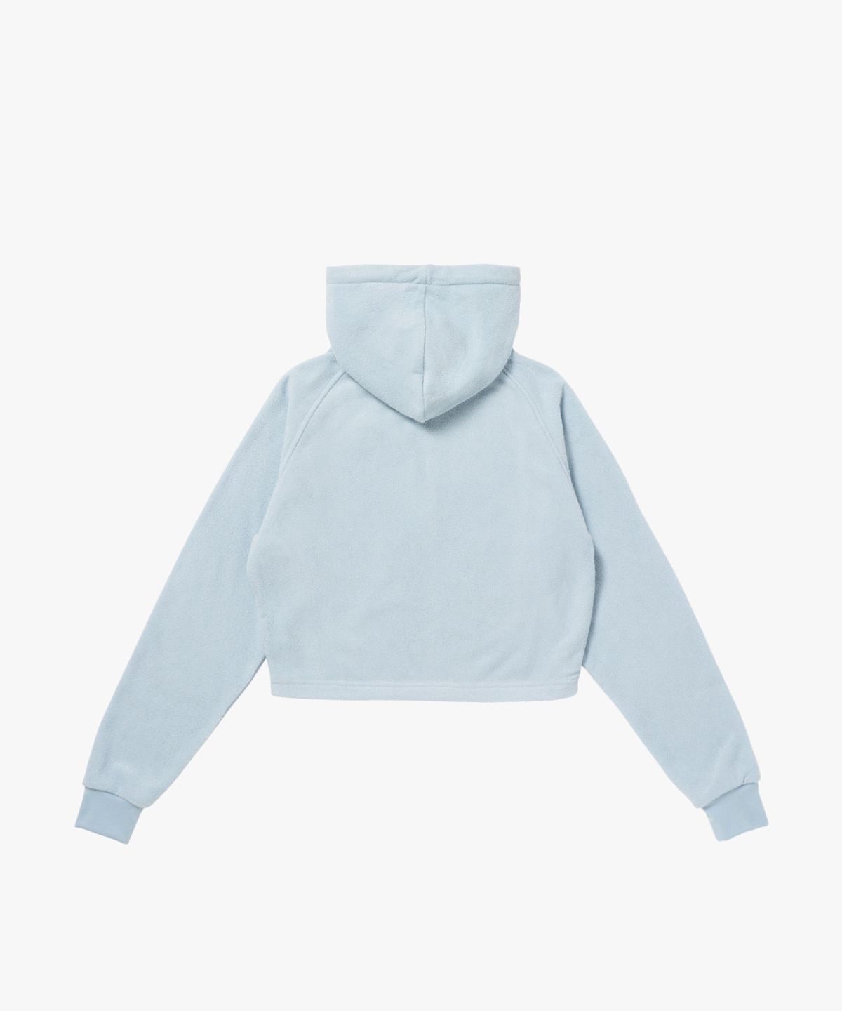 골스튜디오(GOALSTUDIO) WS TERRY FLEECE CROPPED FULL ZIP-UP HOODIE-SKY BLUE