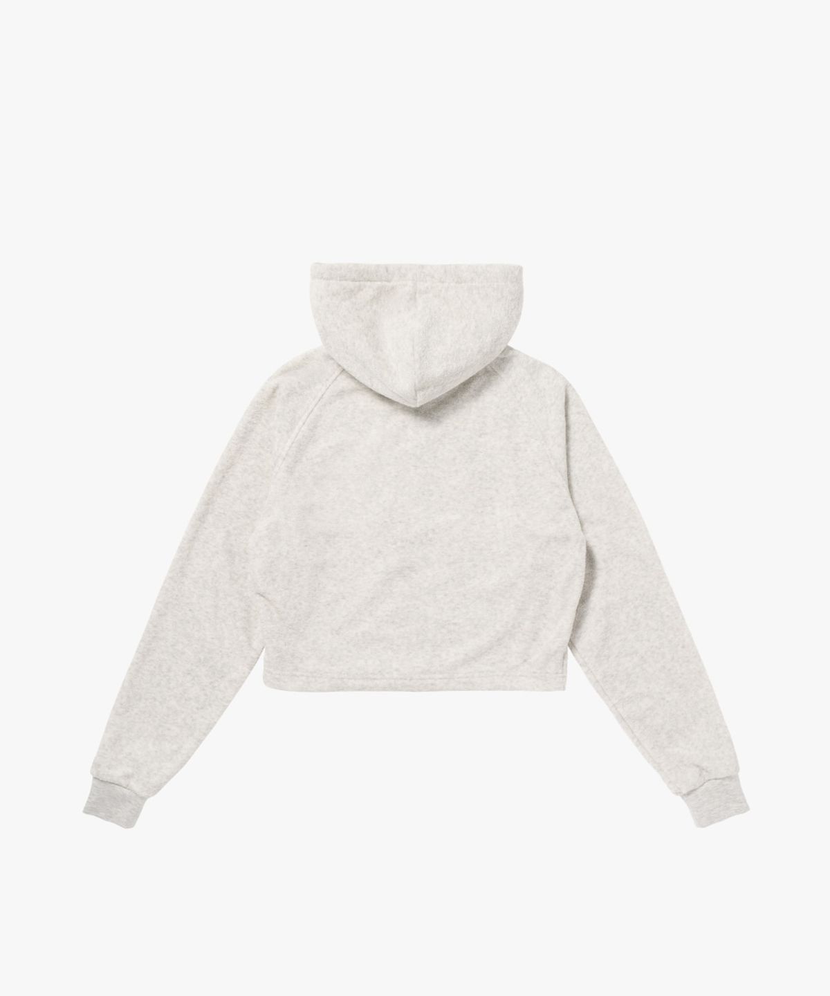 골스튜디오(GOALSTUDIO) WS TERRY FLEECE CROPPED FULL ZIP-UP HOODIE-OAT MEAL