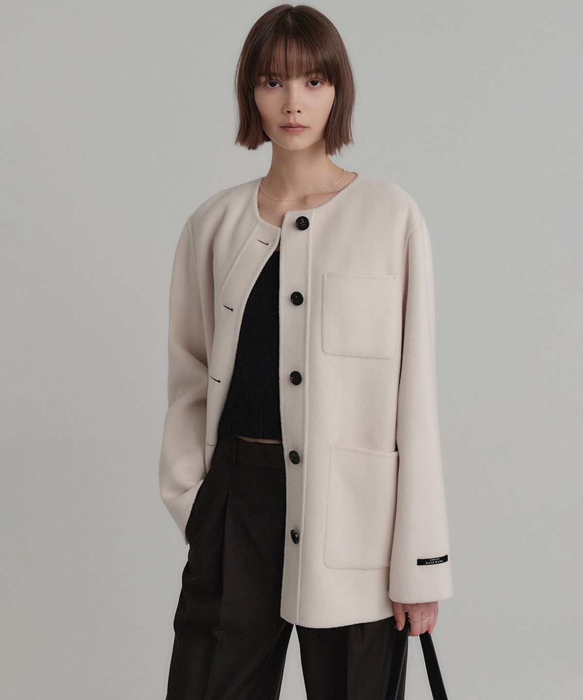 룩캐스트(LOOKAST) 제니 울 핸드메이드 자켓 / JENNY WOOL HANDMADE JACKET_3colors
