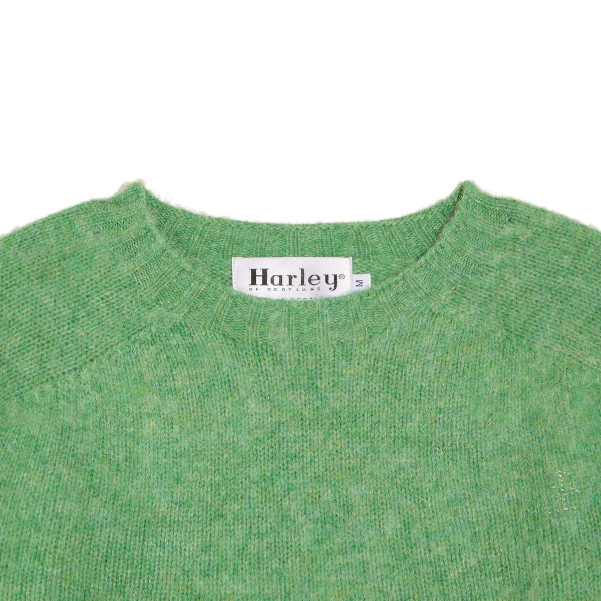 할리 오브 스코틀랜드(HARLEY OF SCOTLAND) Shaggy Dog Crew Neck Sweater - Mint La