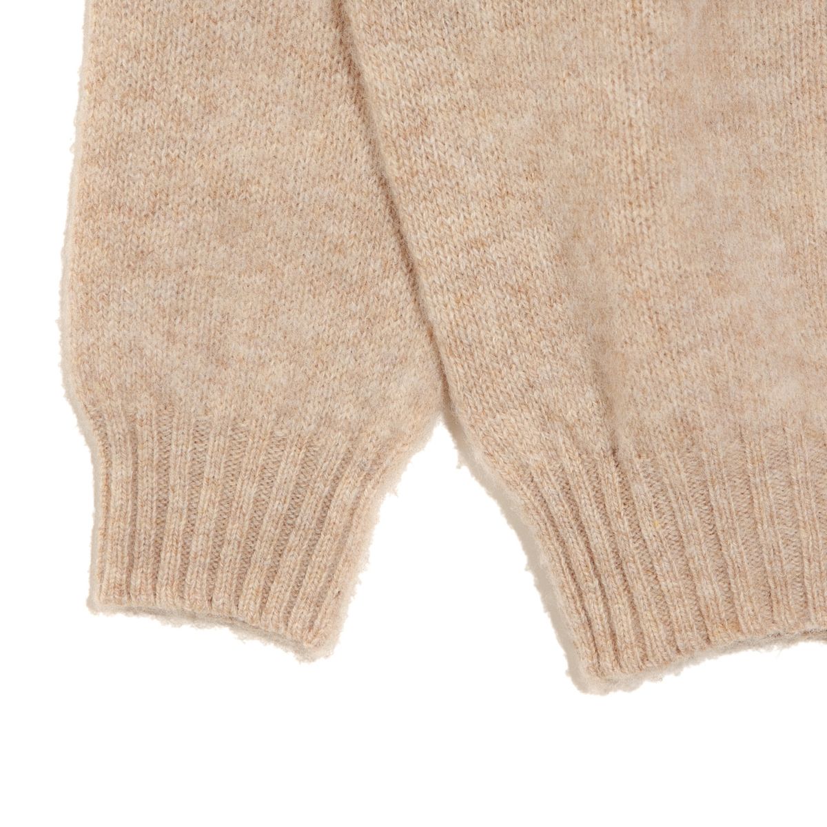 할리 오브 스코틀랜드(HARLEY OF SCOTLAND) Shaggy Dog Crew Neck Sweater - Tusk