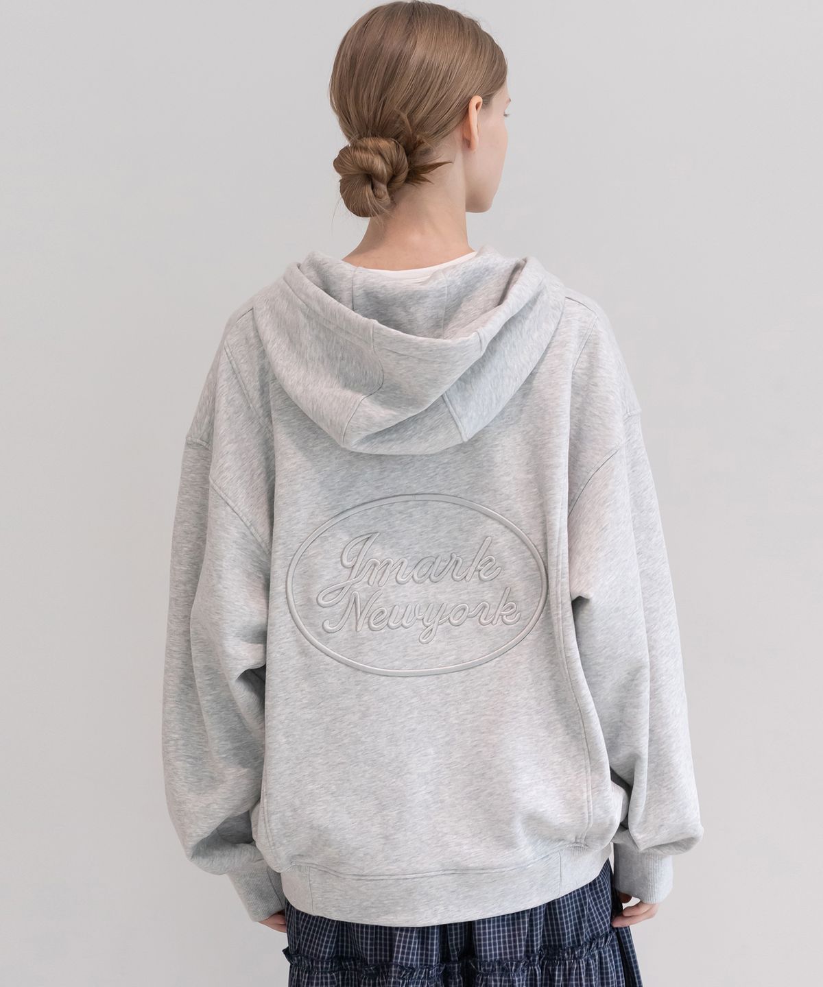 제이마크뉴욕(JMARKNEWYORK) Logo hooded zip-up_2color