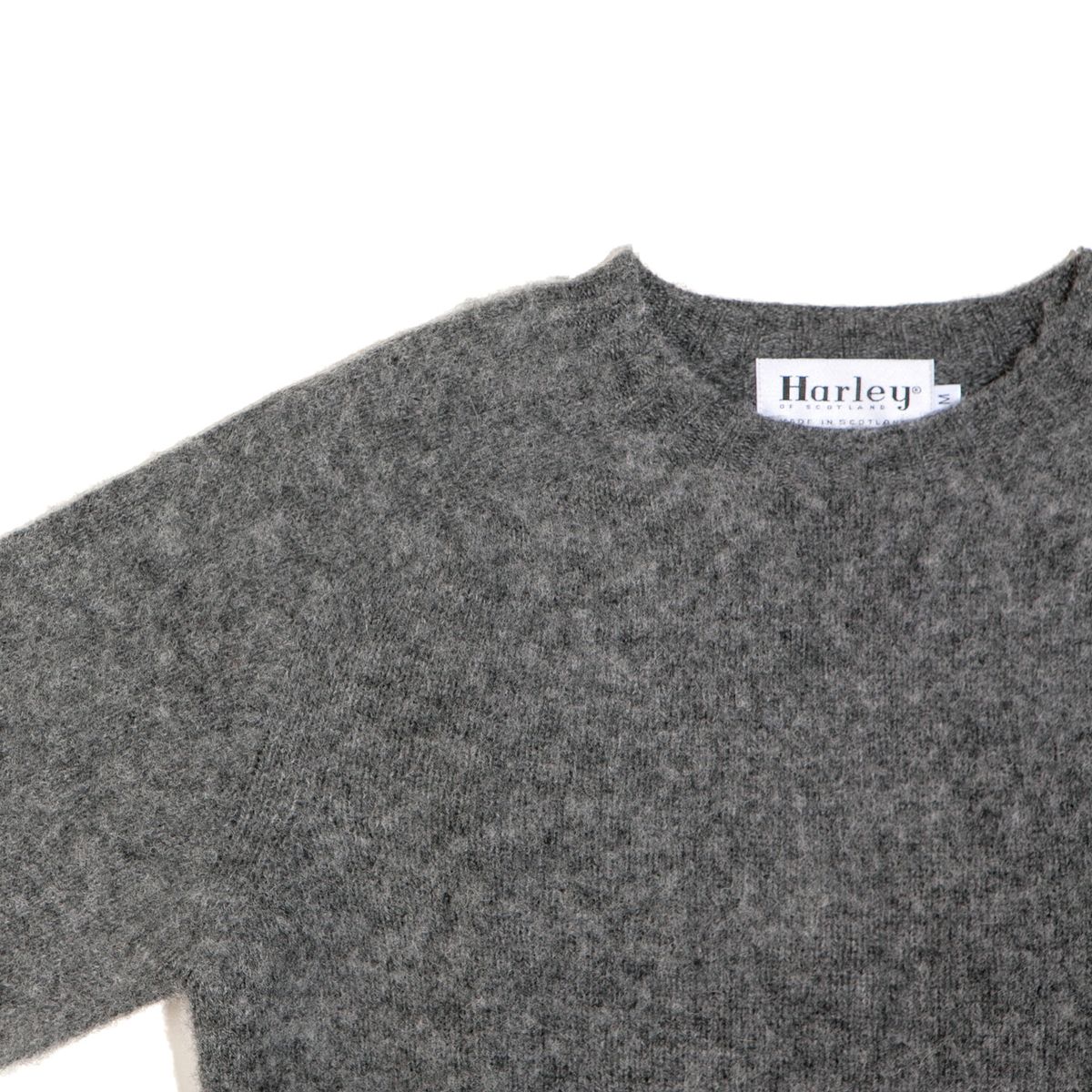 할리 오브 스코틀랜드(HARLEY OF SCOTLAND) Shaggy Dog Crew Neck Sweater - Oxford